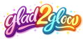 Logo glad2glow bernuansa hijau